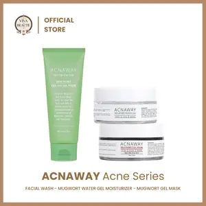 ACNAWAY Acne Series | ACNAWAY Mugwort Water Gel Moisturizer, Facial Wash, Acne Gel Mask