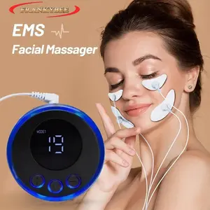 EMS Pembantai Wajah Facial Massager Skin Tightening Anti Wrinkle V Shaped Face Lift Beauty Device for Eye Face249 Aging Red Cleaning
