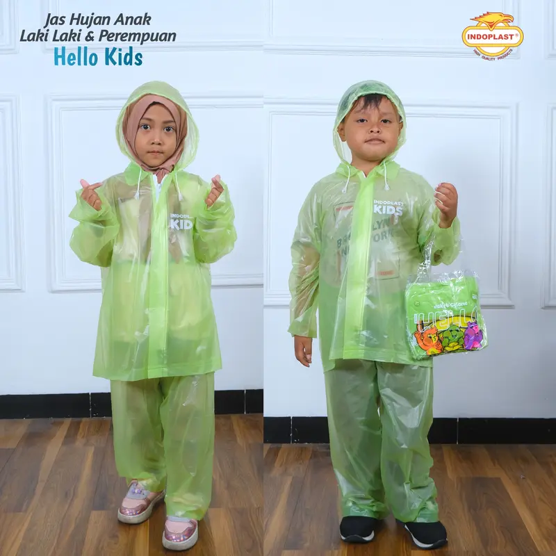 [Diorashop] Jas Hujan Anak Hello INDOPLAST 0