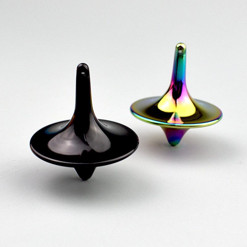 Product Introduction of Inception Fingertip Gyroscope Gadget Relieves Bored Class Bored Artifact Black Technology Male No Resistance Toy 7