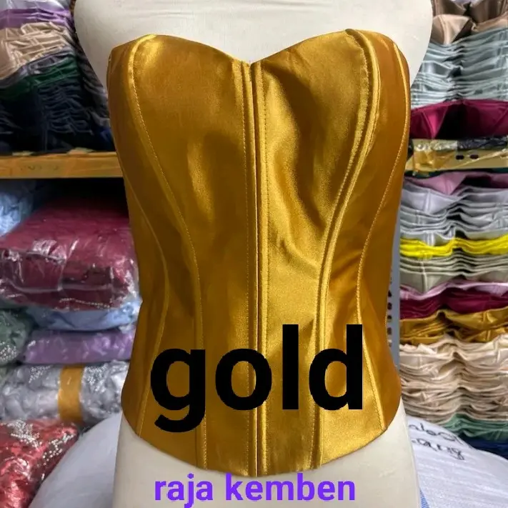 kamisol longtorso kemben Daleman kebaya bustier korset satin Polos Belah Samping Tank Nyaman