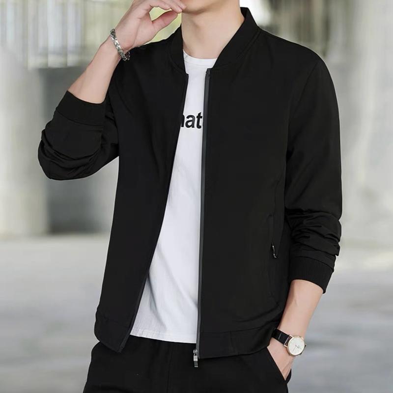 Áo khoác Nam unisex bomber cao cấp dù 2 lớp phong cách Cool Hàn Quốc - Menswear, Jacket Cotton Navy áo  khoác Dài Tay