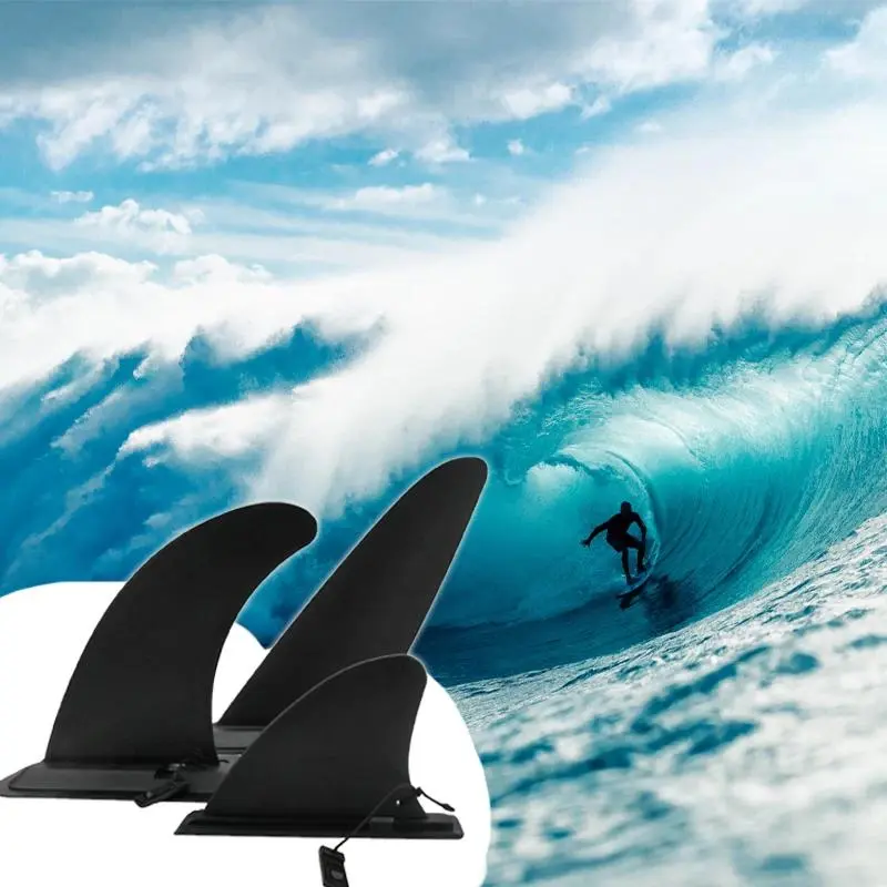 Paddle Board Fin - 4/8/10.5''SUP Single Center Fin Fiberglass Reinforeced Replacement For Longboard Surfboard & Paddle Board