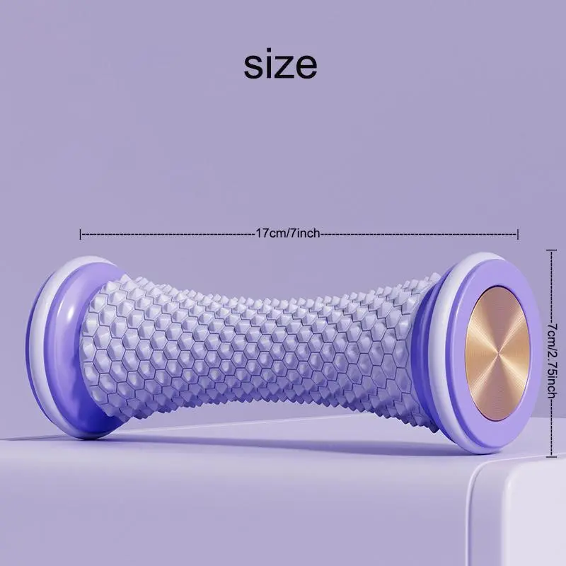 Foot Massage Roller, 1 Count Multifunctional Portable Yoga Fascia Ball for Plantar Fasciitis, Deep Reflexology Tissue Muscle Massage for Foot Heel Pain 1