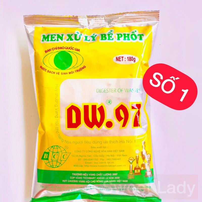 10 Gói (Tặng 1) Men Xử Lý Bể Phốt Hầm Cầu Khử Mùi Diệt Trứng Giun Sán Vi Khuẩn DW.97 DW97