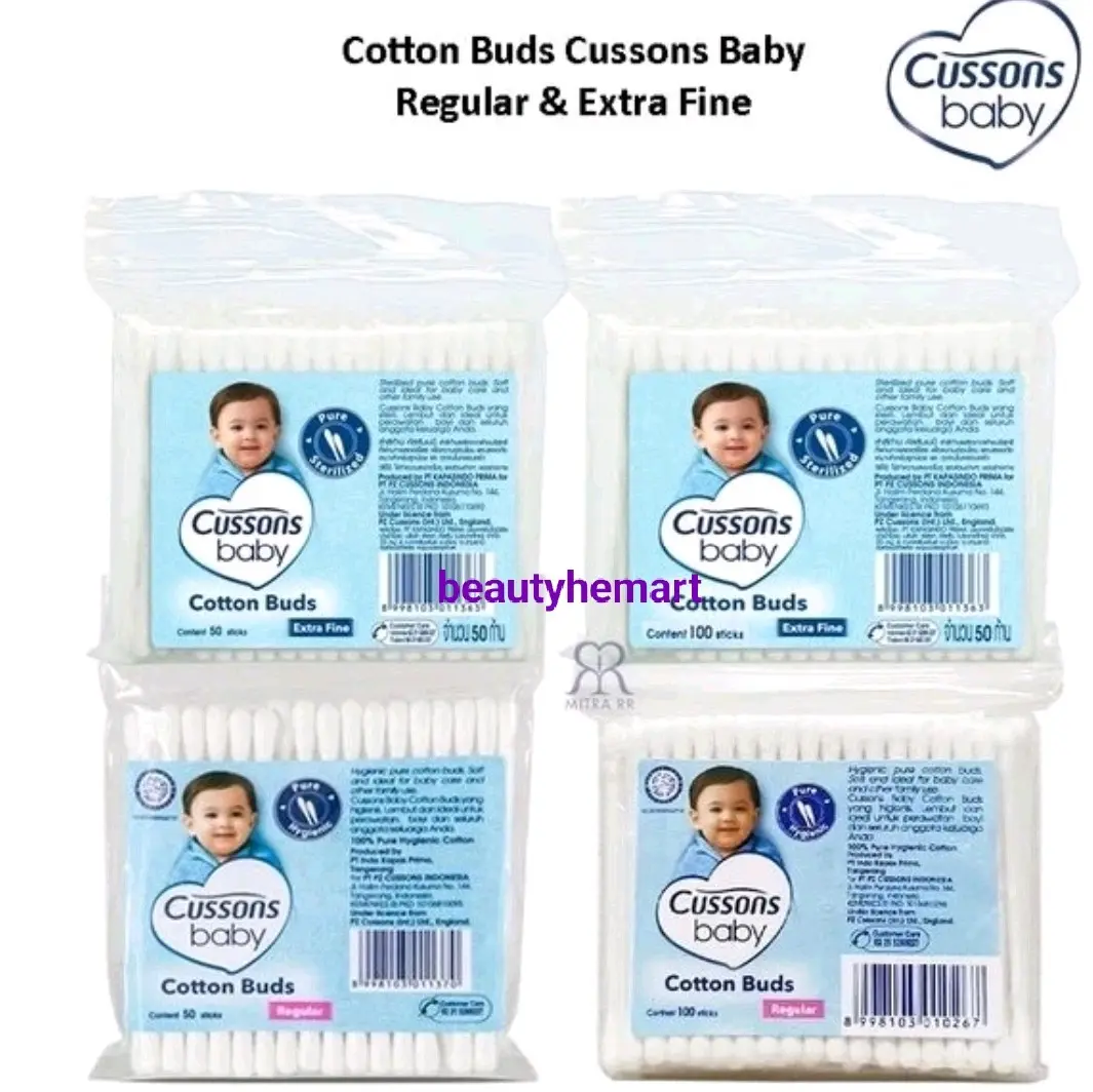 CUSSONS Cotton Buds Extra Fine Reguler 50&100S - Cussons Korek Kuping Reguler & Extra Fine isi 50&100