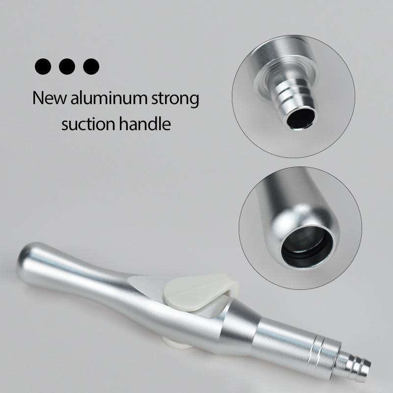 Product Introduction of Aluminum Dental Universal Saliva Ejector Suction Valves Se Hve Tip Adapter Nozzle Strong and Weak Tips 12
