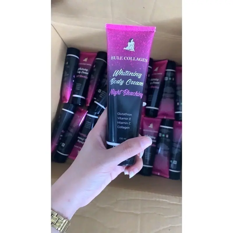BULE COLLAGEN BLEACHING WHITENING BODY NIGHT CREAM 0