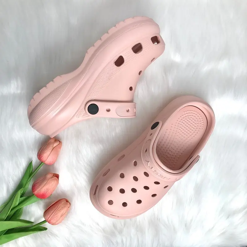 [Tặng sticker] Dép sục nữ đế cao 7CM NESTY, chất liệu Eva nguyên sinh kháng nước, kháng bẩn, kiểu dáng basic hot trend dépcao giầy dé p  DéP Shoes GiàY 3