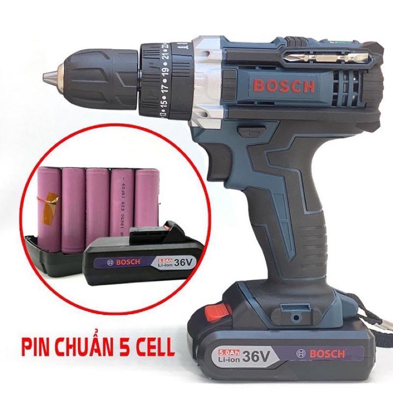 Product Introduction of Máy Khoan Pin 36V Bosch 3 Chức Năng Bắn Vít Khoan Tường - Tặng Kèm 24 Chi Tiết Gồm Các Mũi Khoan + Mũi Bắt Vít Tiện Lợi. 4