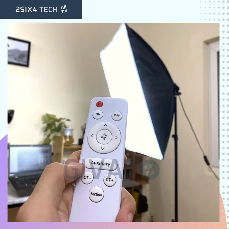 Đèn Softbox Hỗ Trợ Chụp Ảnh, Quay Phim, Livestream Studio Chuyên Nghiệp Kèm Chân Tripod Cao 1