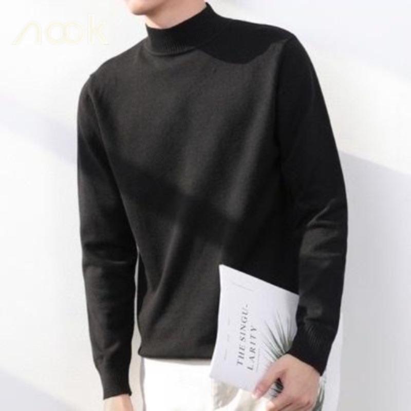 Áo len nam nữ cổ 3 phân cao cấp phong cách, áo len lông thỏ chất lượng - Menswear Lưng Cao AL09 áo  len tăm áo  len 3