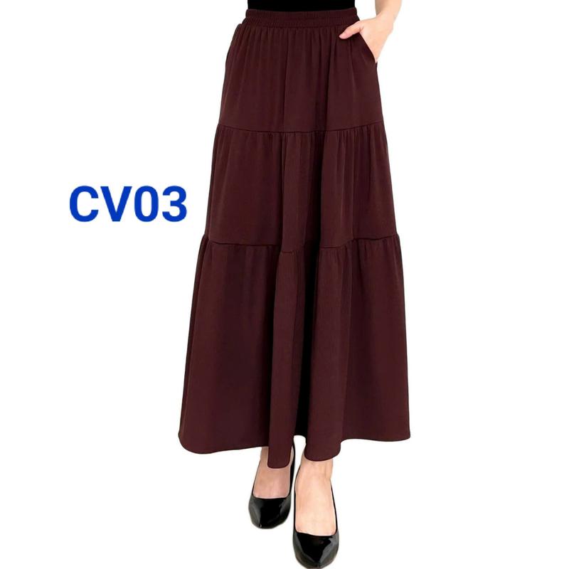 Chân Váy Nữ Sành Điệu Chất Liệu Cotton Đủ Size Cho Mọi Người Từ 45kg tới 70kg Women 2