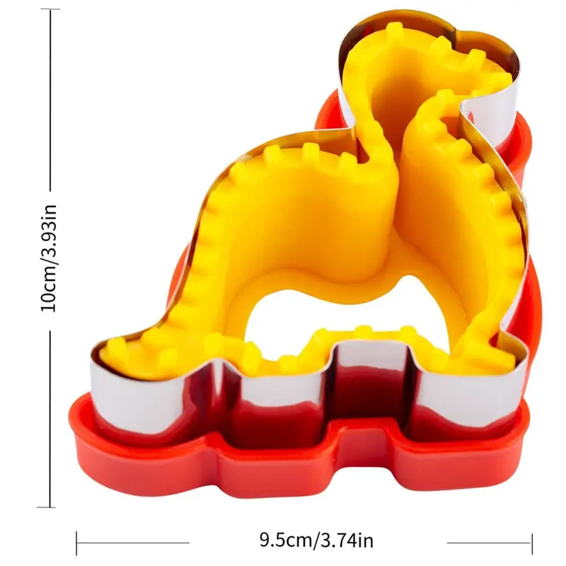 Dinosaur Shape Bread Cutter Mold, 1 Count DIY Stainless Steel Sandwich Cutter Sealer, Sandwich Maker Mold, Kitchen Accessories, Slicer 1