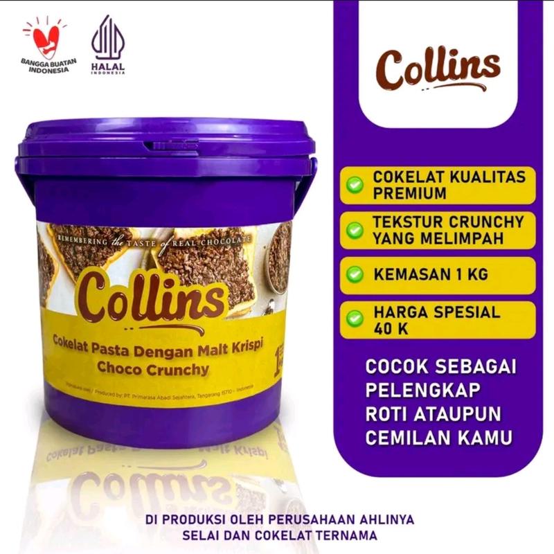 Collins Coklat Pasta dengan Malt Krispi Choco Crunchy 1 kg 5