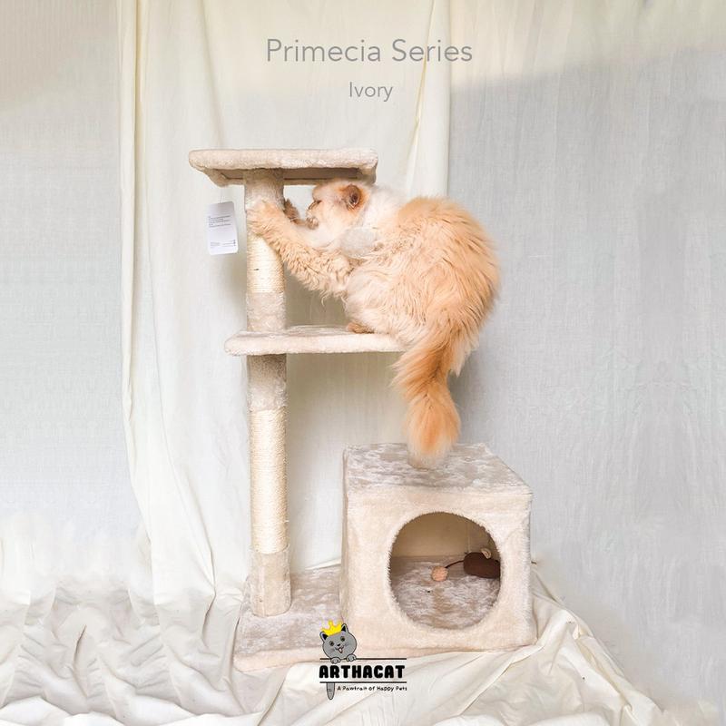 Cat Condo, Rumah Kucing tinggi tiyang 75 / 85cm brkualitas bagus rumah kucing interaktif cat coNdo garukan kucing 0