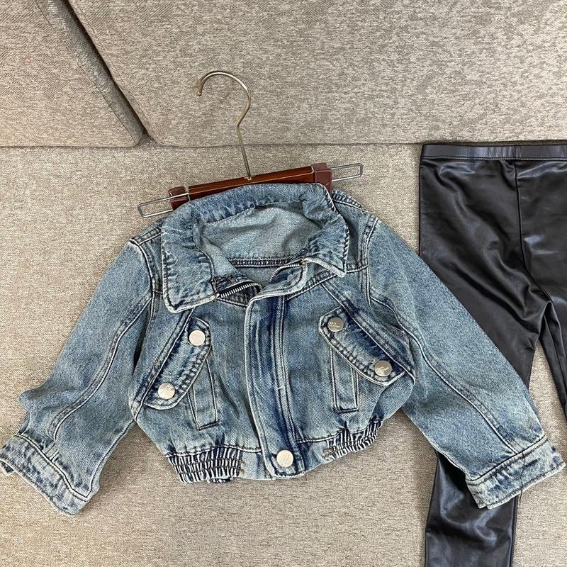 Áo khoác jeans siu xinh chất mềm đẹp dày dặn bé gái