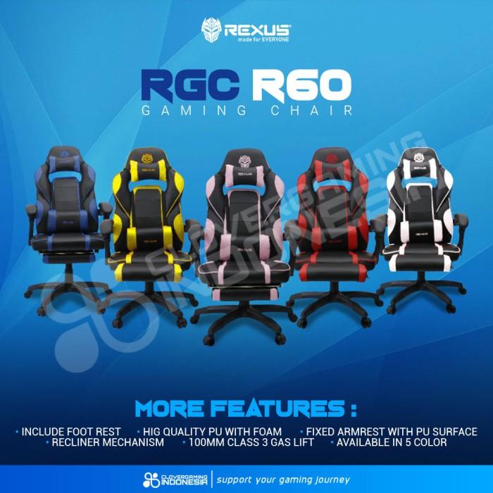 Rexus RGC R-60 FOOTREST - RGC R60 RGC-R60 Gaming Chair Kursi Gaming ...