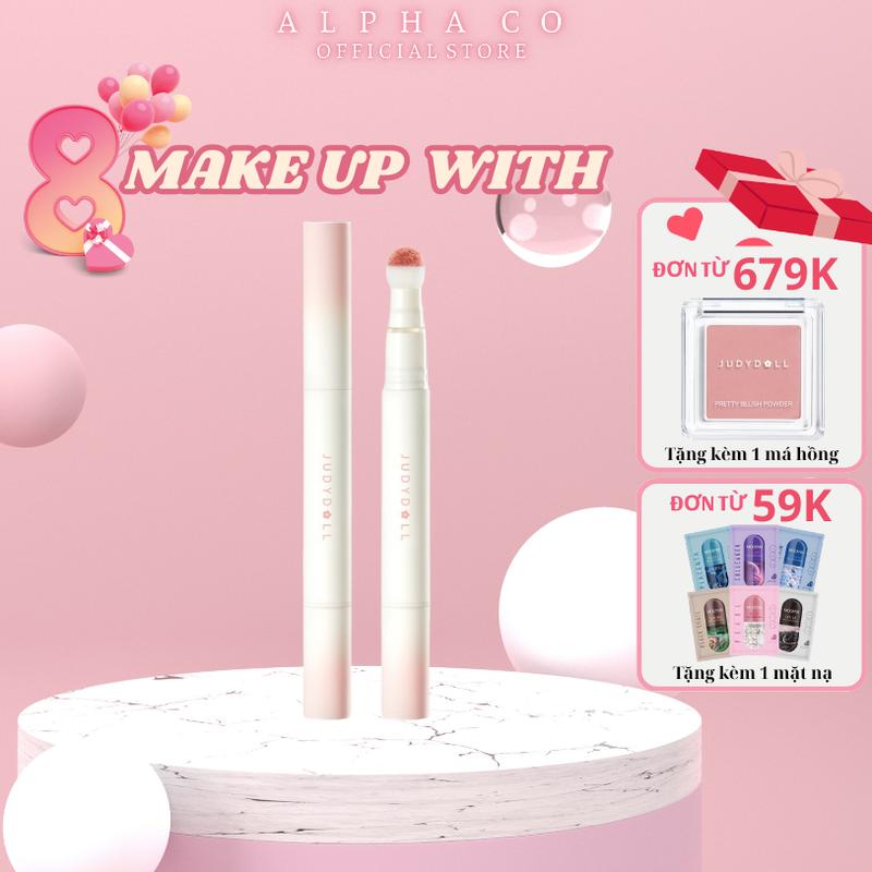   JUDYDOLL  Son kem lì đầu bông Judydoll Lip Powder Cream Cosmetic Nữ Women Mỹ Phẩm Son Môi Trang Điểm 