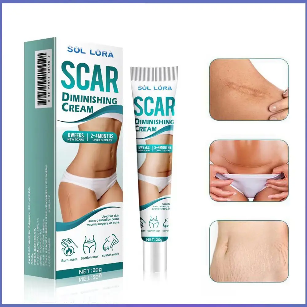 Herbal Lightweight Scar Gel for Acne Marks, Burns, Surgical & Cesarean Scars – 20g Fast-Absorbing Formula for Postpartum, Postoperative & Pregnancy Skin Repair
