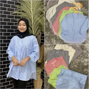 HF - Sierra Salur Kemeja Blouse Tunik Atasan Wanita