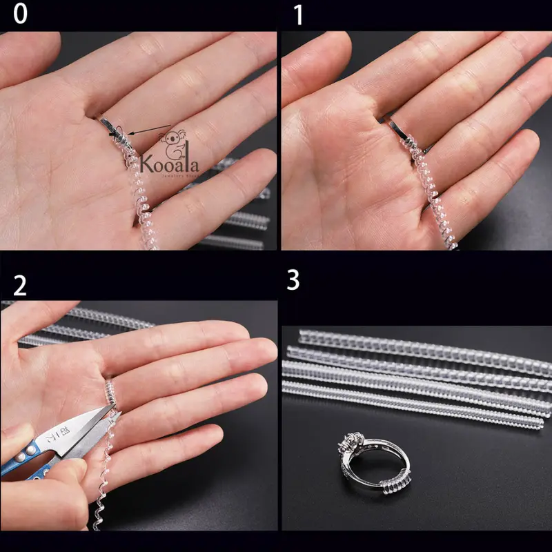 Pengganjal Cincin Kebesaran I Pengecil Cincin Ukuran Jari Adjustable 5