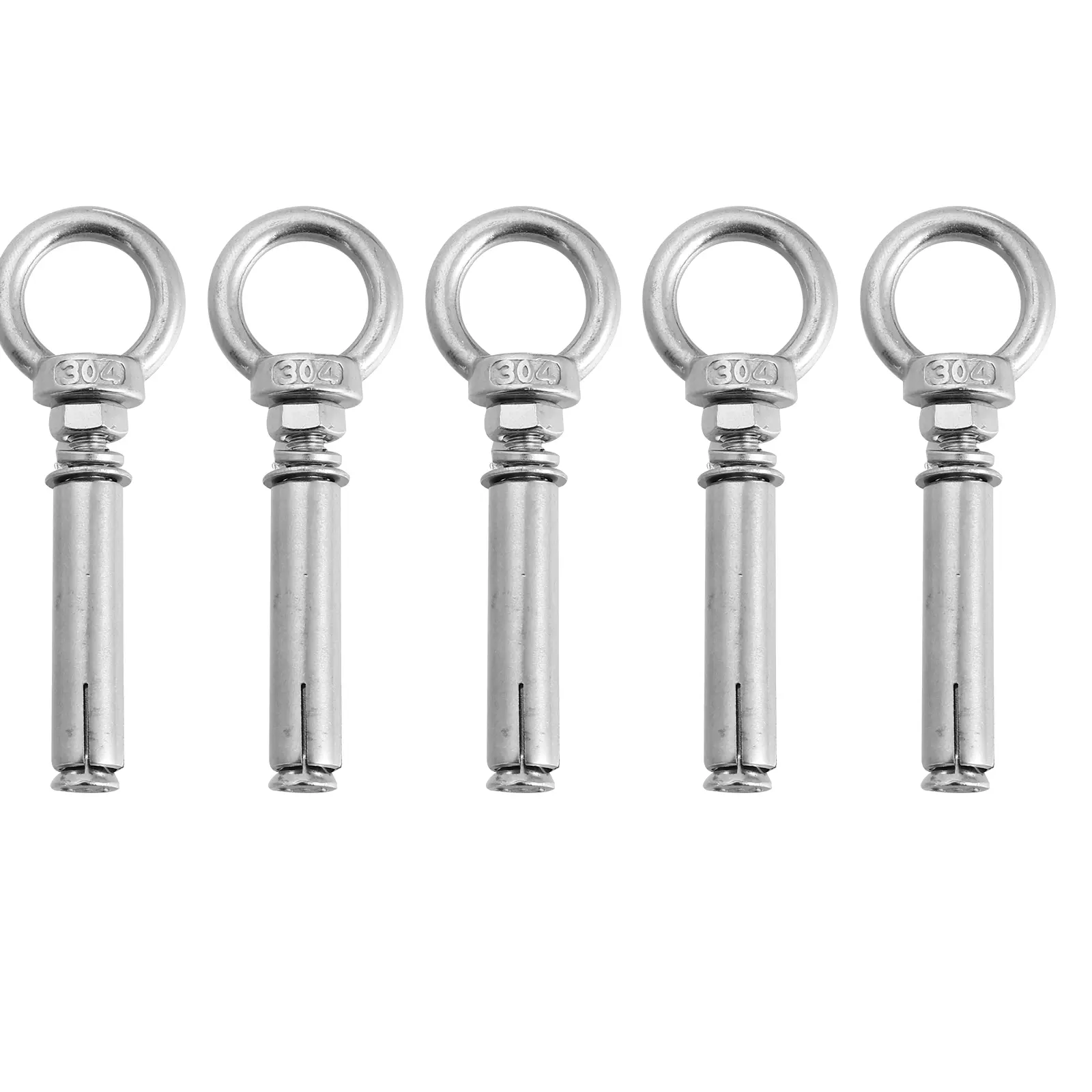 Vít Bu Lông Vòng Mở Rộng, Vít Thép Không Gỉ, Bu Lông Đai Mắt Bên Trong Neo, Bộ 5 Chiếc, Được Làm Bằng Thắt Lưng 304