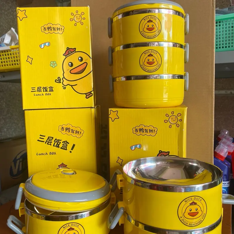 Hộp Đựng Cơm 3 Tầng Giữ Nhiệt 2