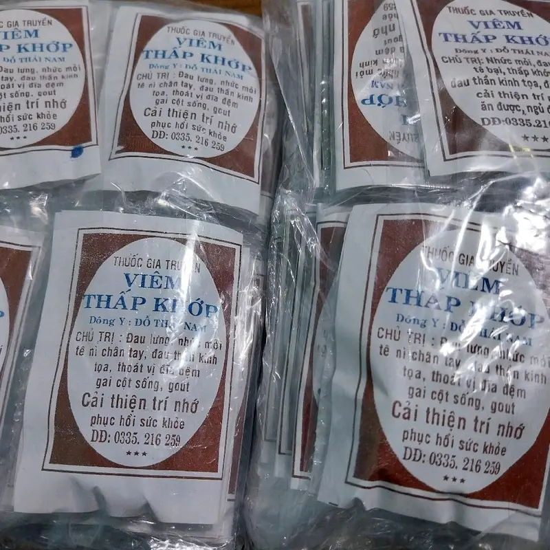 Combo 100 gói nhỏ dạng viên  hô trợ viêmxương khớp 1
