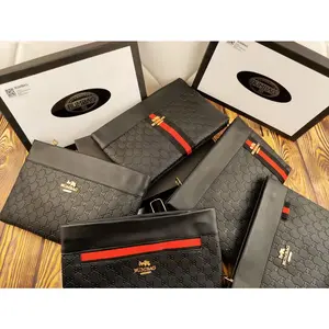 BUMBAG - Clutch premium FREEBOX/ Clutch import/ Clutch cewek cowok/ clutch tali panjang tali pendek - Clutch Import Super Premium Emboss tas slingbag wanita pria SLP L2 P2 - Clutch Selempang 3 Ruang Import Premium 191557