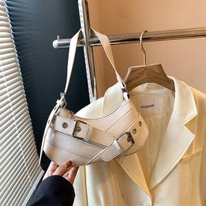 Beg Ketiak Baguette, Rekaan Niche, Untuk Wanita, Trendi, Sejuk, Serba guna, Elegan, Fesyen mewah, Beg Bahu, Ketibaan Baru Crossbody Selempang