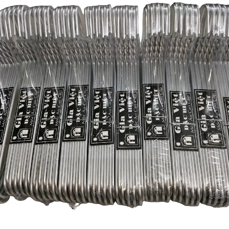 MÓC NHÔM ĐẦU TRÒN NHÃN MÀU ĐEN HIỆU GIA VIỆT HÀNG DẦY 3.6 ly chiều dai cay móc 40cm 0