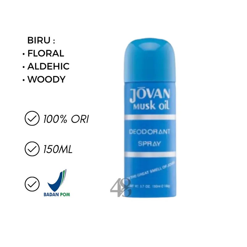 JOVAN Deodorant Spray 150ML 3