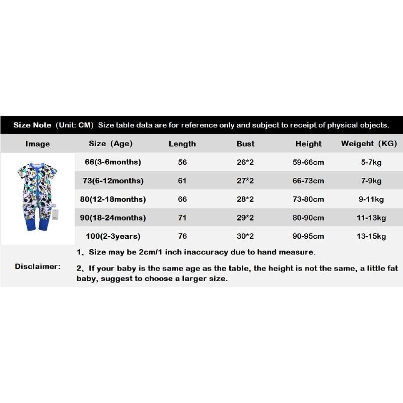 Product Introduction of Kids Tales Mickey Mouse Baby Boys Girls Summer Baju Zip Long Sleepsuit Short Sleeve Printed Zipper Jumpsuit Romper 0