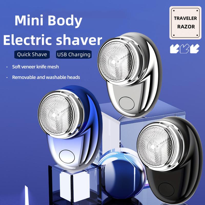 Mini Shaver Razor Usb Mini Portable Electric Shaver USB Rechargeable Shaver Cordless ...