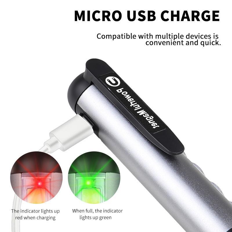 Product Introduction of Flashlight Magnetic - Fishing Pencil Case Light With Magnetic Base And Clip, Outdoor Activity Supplies, Fishing, Work, Camping, Hiking 26