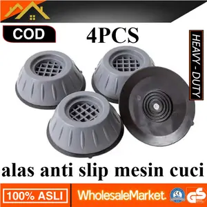 4PCS Alas Silicone Untuk Mesin Cuci Lemari Sofa  Anti-Vibration Shock Pads