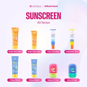 [NEW ARRIVAL DAY] Emina Sunscreen All Series - Sun Battle Bright Glow SPF 35, Sun Battle SPF 50, Sunscreen UV Gel - Melindungi dari Sinar UV, Teruji In-Vivo, No-Whitecast, No-Comedogenic, Hydrating, Non-Acnegenic, Melembapkan, Mencerahkan, Cocok untuk