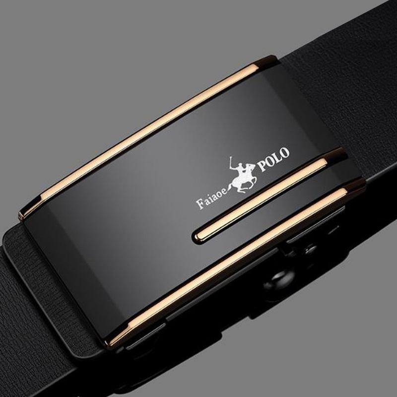 Thắt lưng nam , dây nịt nam cao cấp Faiaoepolo Full hộp đựng V08