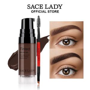 SACE LADY 3D Eyebrow Gel 6ml - Waterproof, Smudge-proof, Long-lasting 24H Tinted Brow Cream Makeup Kit