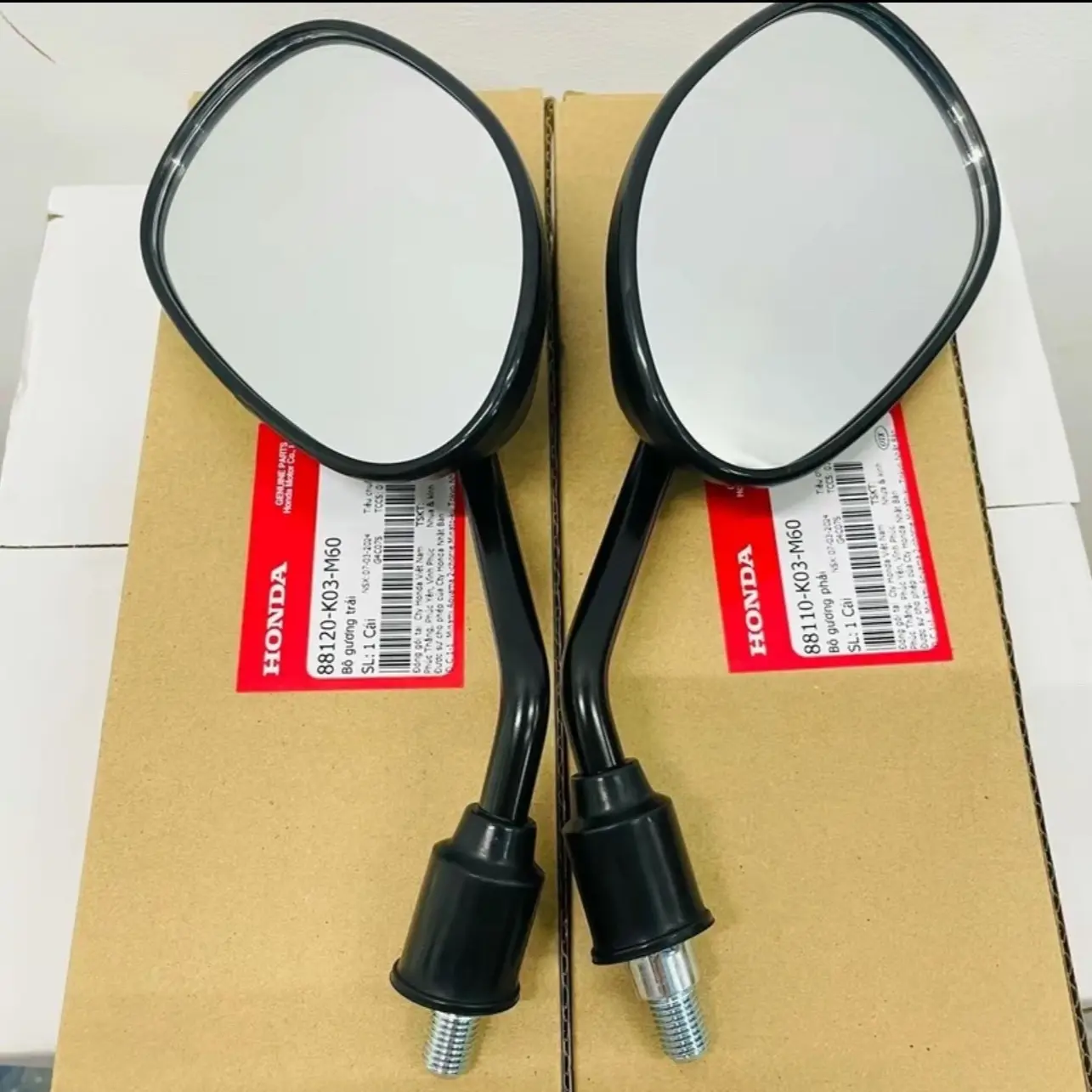 Bộ gương wave 110  Kiếng wave 110 gương wave 110 chính hãng Phụ Kiện Phụ Tùng