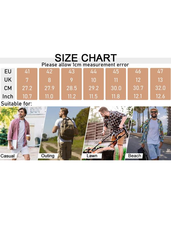 Men's Cowhide Velcro Sandals, Outdoor Water-resistant Skin-friendly Sport Sandals, Non-slip Comfort All-match Sandals for Summer for Daily Wear 4