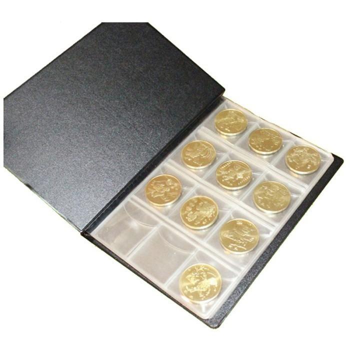 Album Tempat Koleksi Uang Koin - World Coin Stock Dompet Album 120 Slot 2