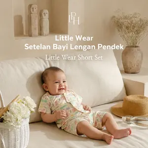 Little Palmerhaus - Setelan Bayi Lengan Pendek 0-12 bulan (Little Wear Short Set)