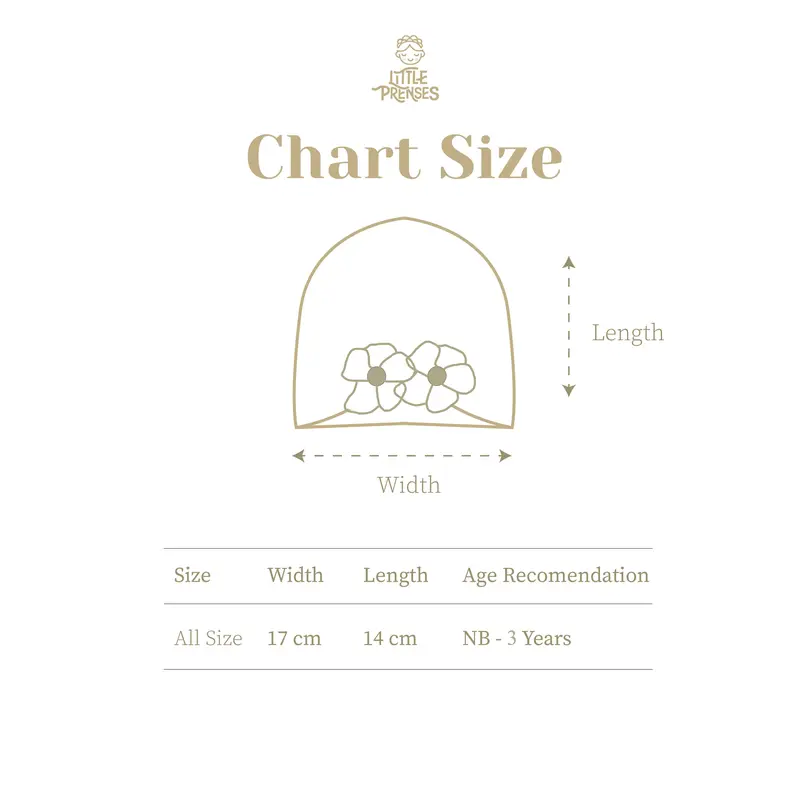 Turban Bayi dan Anak Perempuan Helian Baby Turban by Little Prenses 1