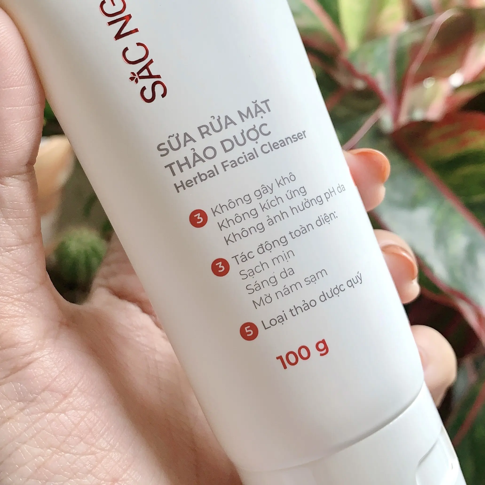 Sữa Rửa Mặt Thảo Dược Sắc Ngọc Khang Làm Sạch Dịu Nhẹ - Hỗ Trợ Da Mềm Mịn Hạn Chế Khô Da 2PL | BigBuy360 - bigbuy360.vn