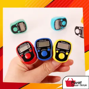 BISA COD H5545 Tasbih Digital / Alat Hitung Digital LED / Tasbih Digital Kemasan Box Mika OPP Muslim