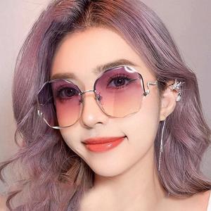 Women Sunglasses Gradient Candy Color Sunglasses UV400 Glasses Aesthetic Sunglasses Shading