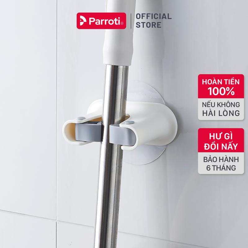 Móc Treo Cây Lau Nhà Dán Tường Treo Chổi Lau Nhà Cọ Bồn Cầu Đa Năng - Parroti Keeper KP02