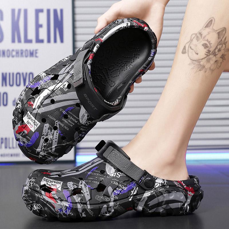 Trượt bãi biển ngoài trời, dép Guốc Sandal, dành cho nam giới, giày dép Eva 5